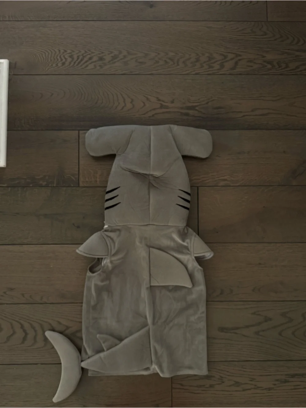 Kids Shark Costume Hooded Costume- Gray & White